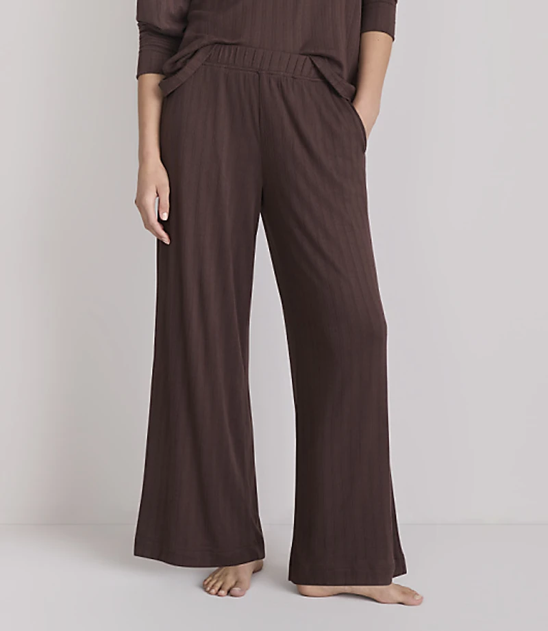 Lou & Grey Brushed Pointelle Pajama Pants
