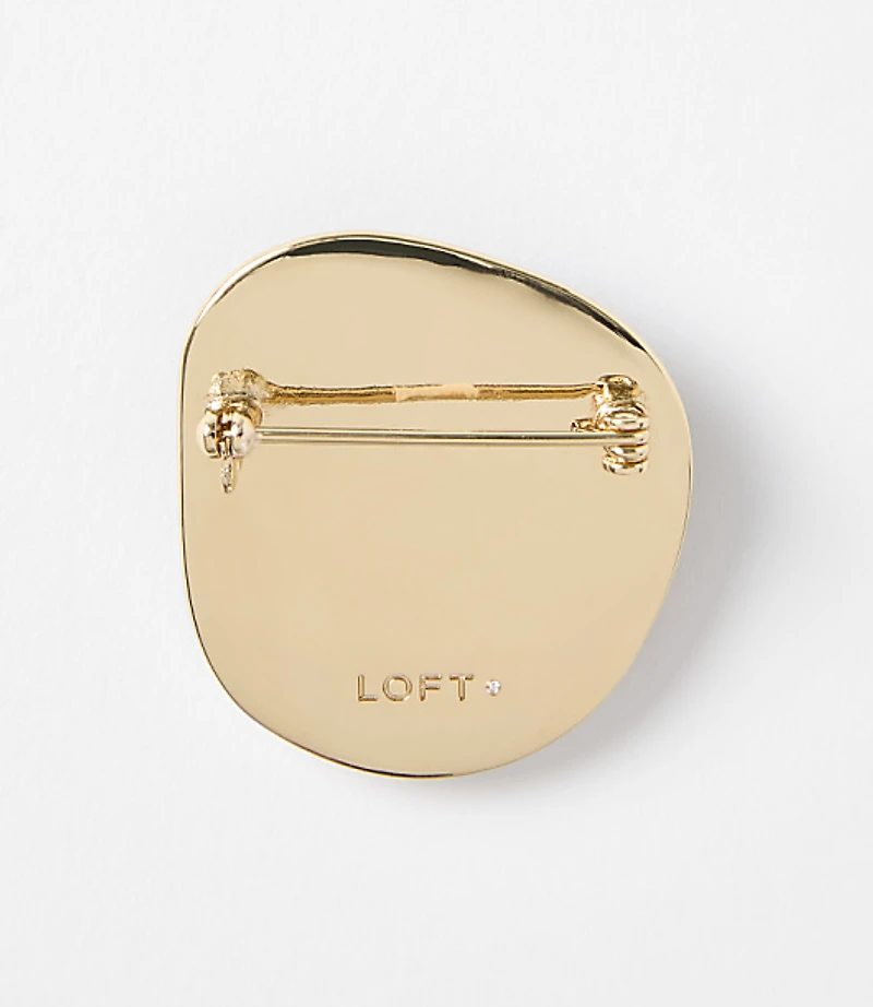 Marbleized Brooch
