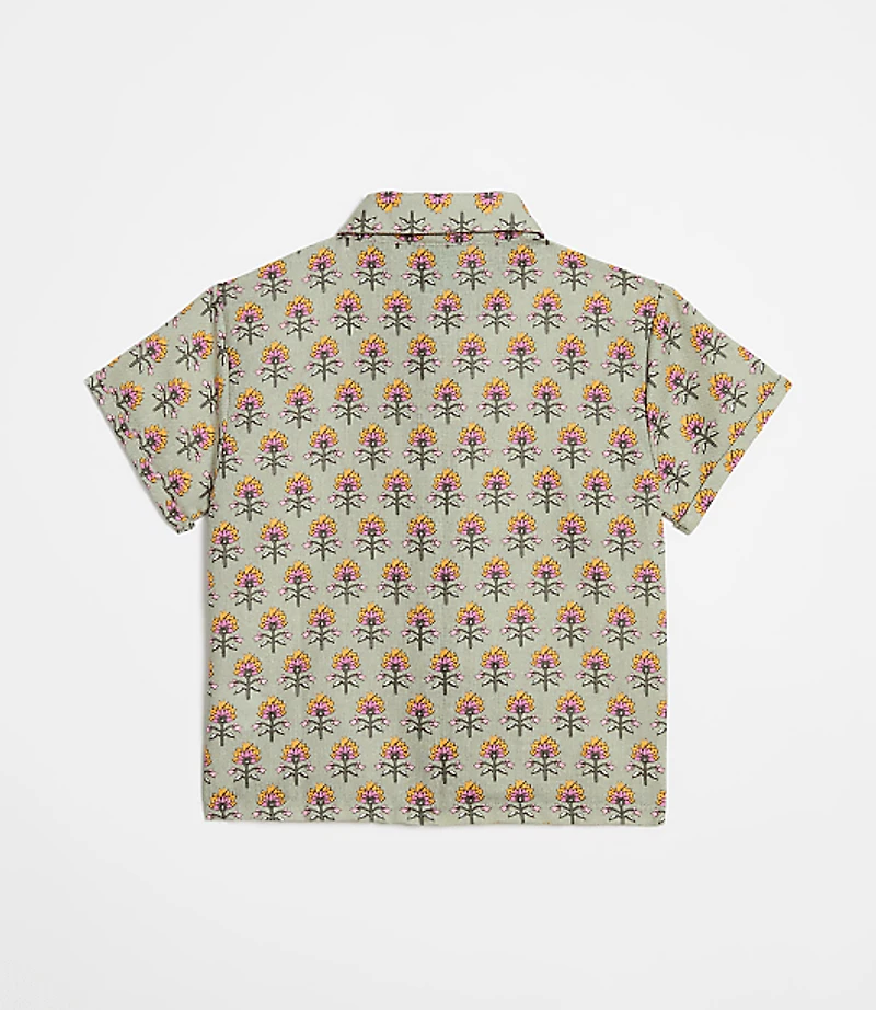 LOFT x Mon Coeur Linen Garden Shirt