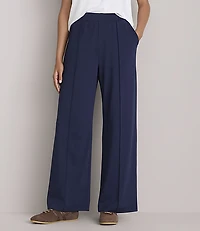 Lou & Grey Luvstretch Pintucked Wide Leg Pants