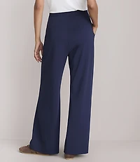 Lou & Grey Luvstretch Pintucked Wide Leg Pants