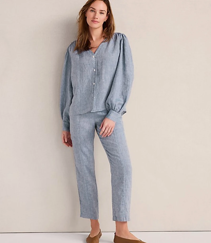 Haven Well Within Linen Straight Leg Pants