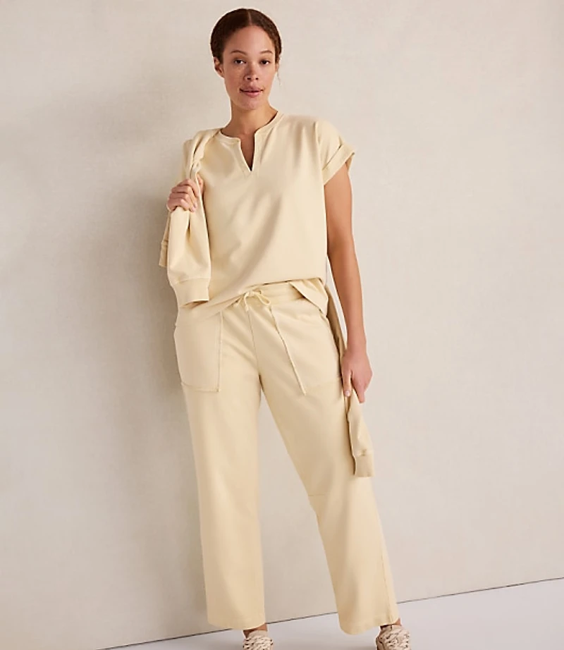 Haven Well Within Garment-Dyed Organic Cotton Terry Tee