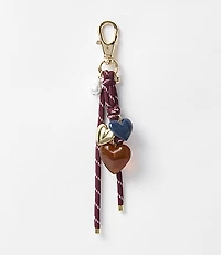 Rope Heart Bag Charm