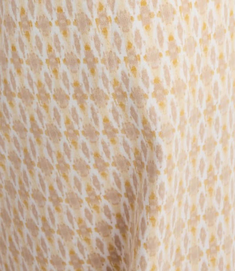 Haven Well Within Organic Cotton Jersey Ikat Foulard Pajama Top