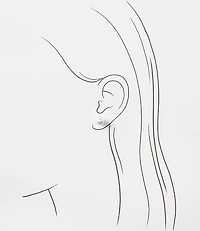 Pearlized Stud Earrings