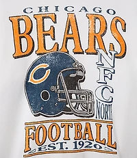 Junk Food Chicago Bears Striped Oversized Fleece