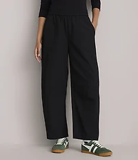 Petite Lou & Grey Crinkle Barrel Pants