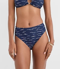 LOFT Beach Swimmer High Waist Bikini Bottom