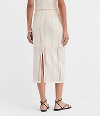 Crochet Column Midi Skirt