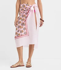 LOFT Beach Garden Stripe Sarong