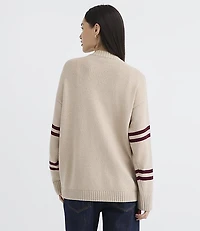 New York Varsity Oversized Boyfriend Cardigan