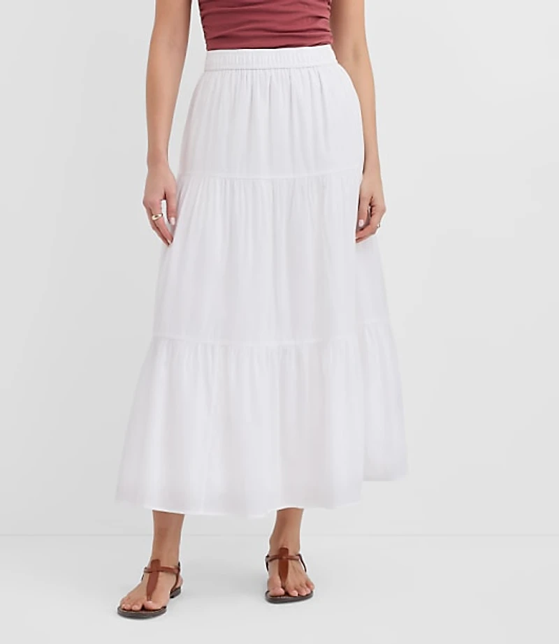 Tiered Maxi Skirt