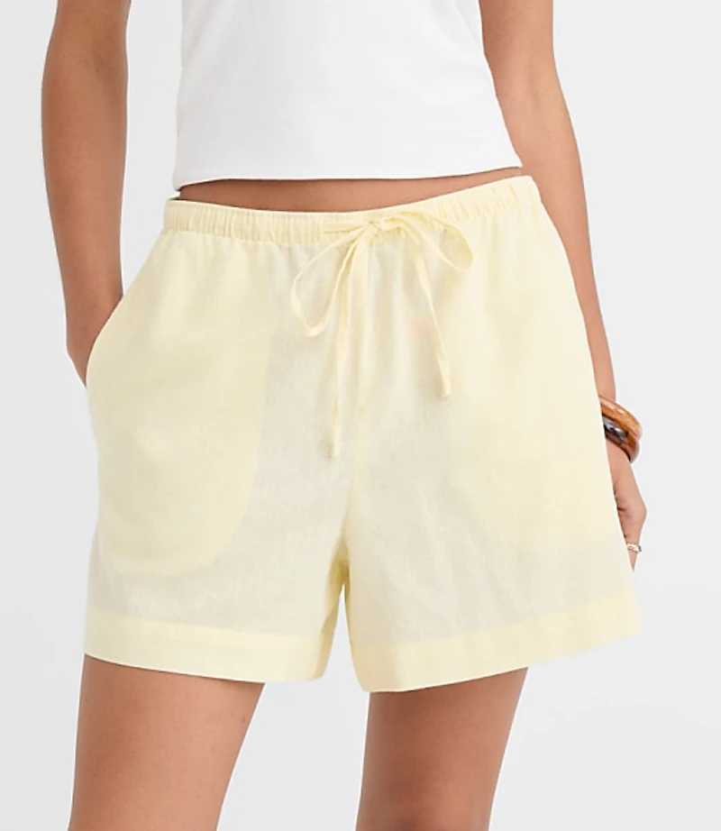 Sawyer Pull On Shorts Linen Cotton