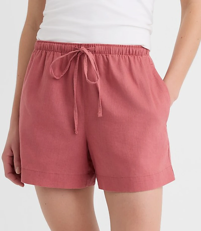 Sawyer Pull On Shorts Linen Cotton