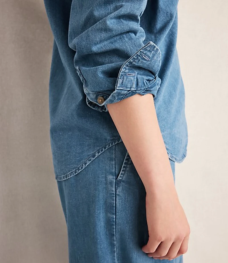 Haven Well Within The Daily Shirt Organic Cotton Denim