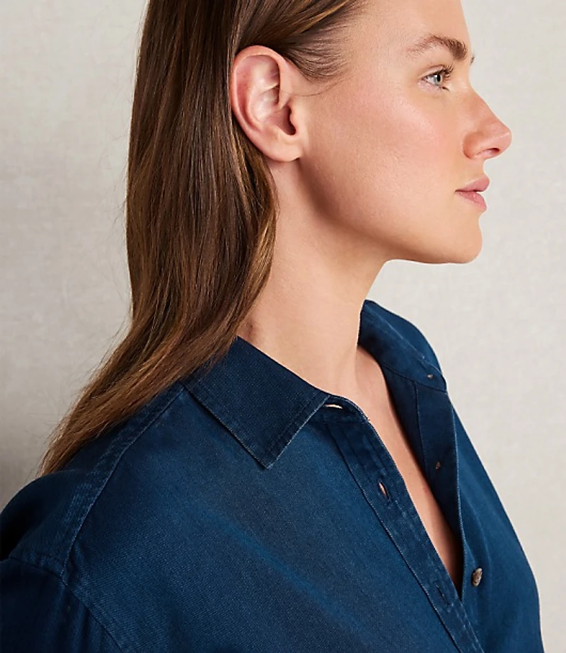 Haven Well Within The Daily Shirt Indigo Twill