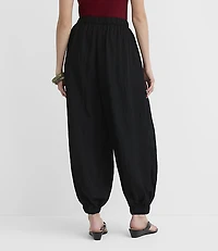 Petite Crinkle Balloon Pants