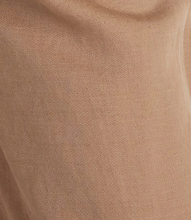 Haven Well Within Linen Blend Dobby Short Sleeve Top