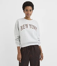 Leopard Print New York Sweatshirt
