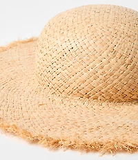 Fringe Raffia Hat