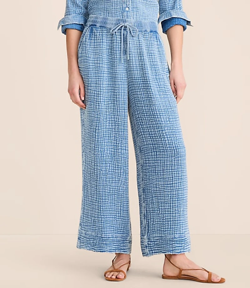Lou & Grey Triple Cloth Wide Leg Pants