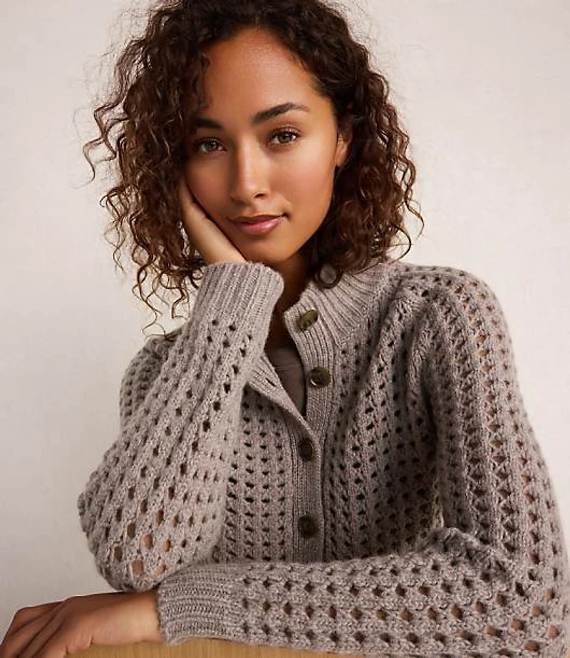 Haven Well Within Cashmere Open Stitch Cardigan