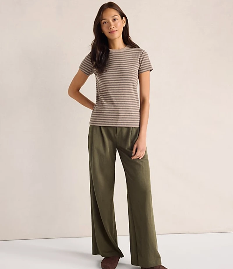 Haven Well Within Organic Cotton Short Sleeve Striped Tee