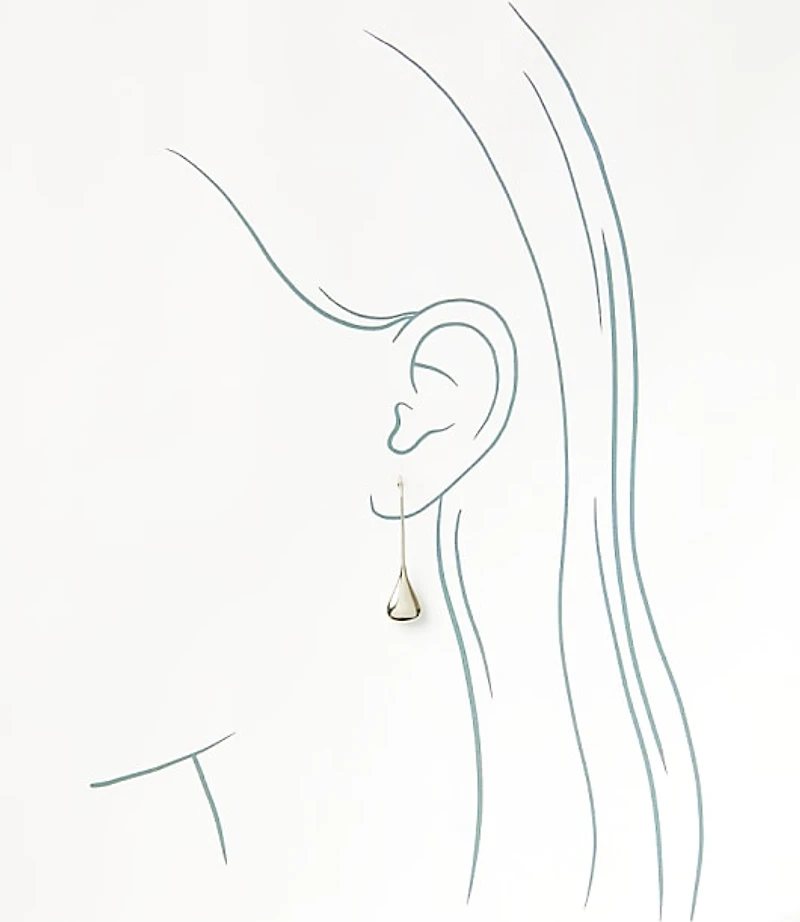 Pull Through Drop Earrings