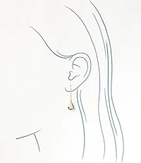 Pull Through Drop Earrings