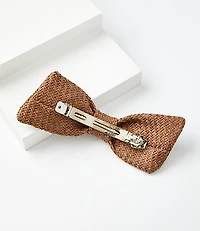 Raffia Bow Barrette