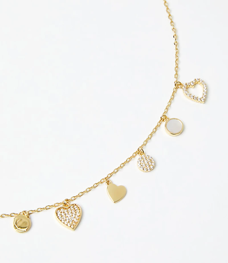 Delicate Heart Charm Necklace