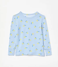 Posh Peanut X LOFT Lemon Long Sleeve Basic Pajama