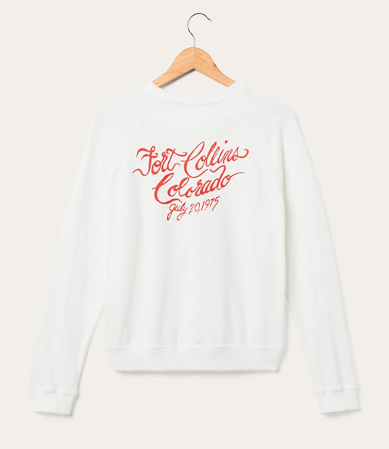 Junk Food Rolling Stones Fort Collins Colorado Fleece Tee