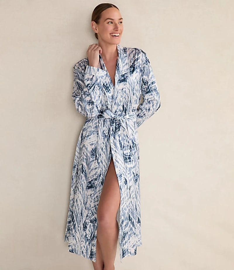 Haven Well Within Washable Silk Tie Dye Robe