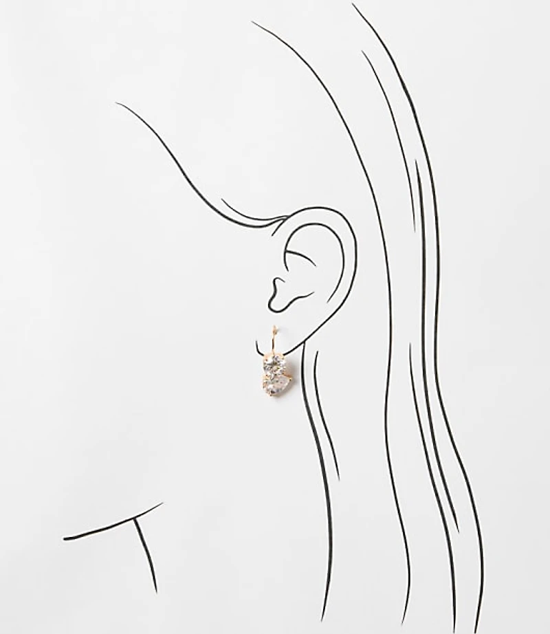 Sparkle Pull Through Earrings