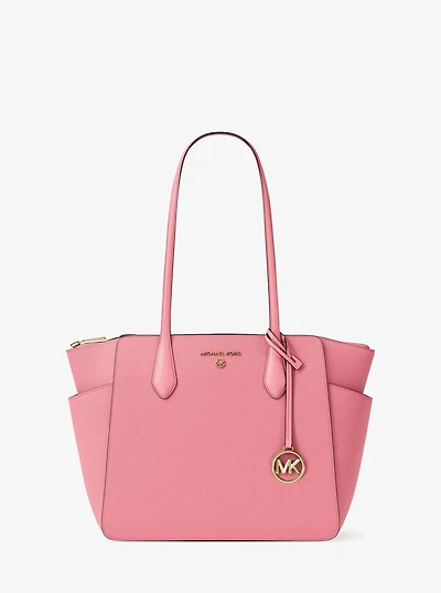Marilyn Medium Saffiano Leather Tote Bag