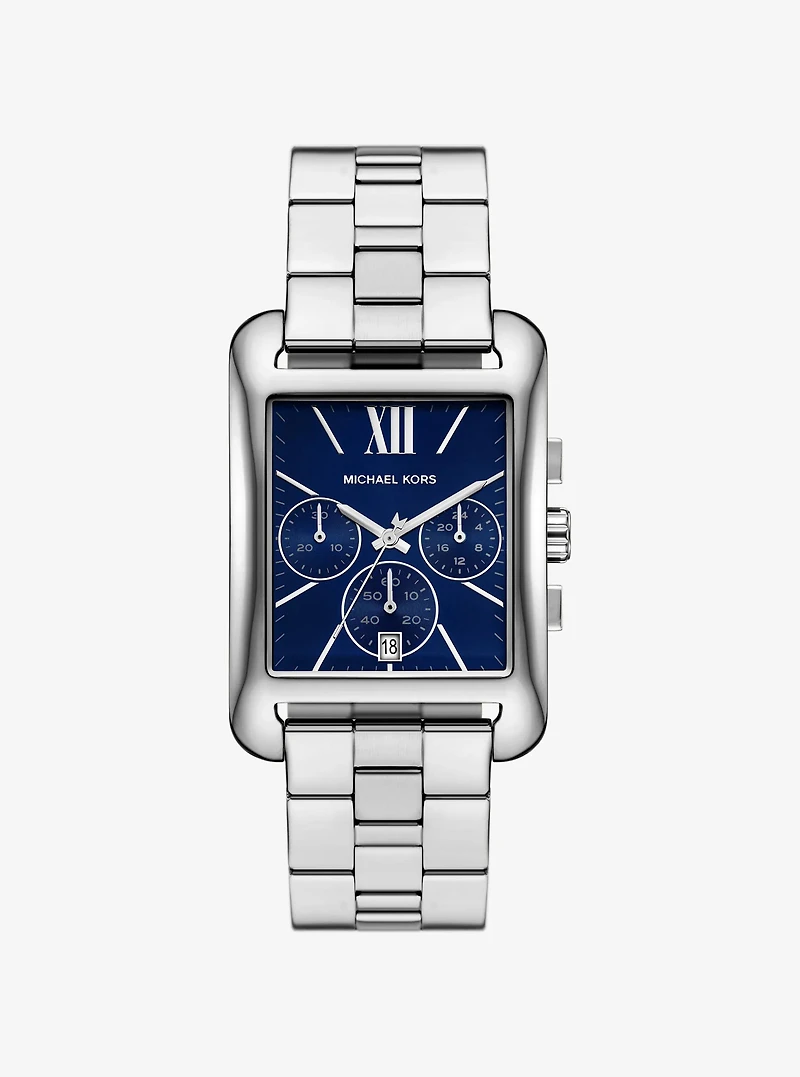 Monroe Silver-Tone Watch