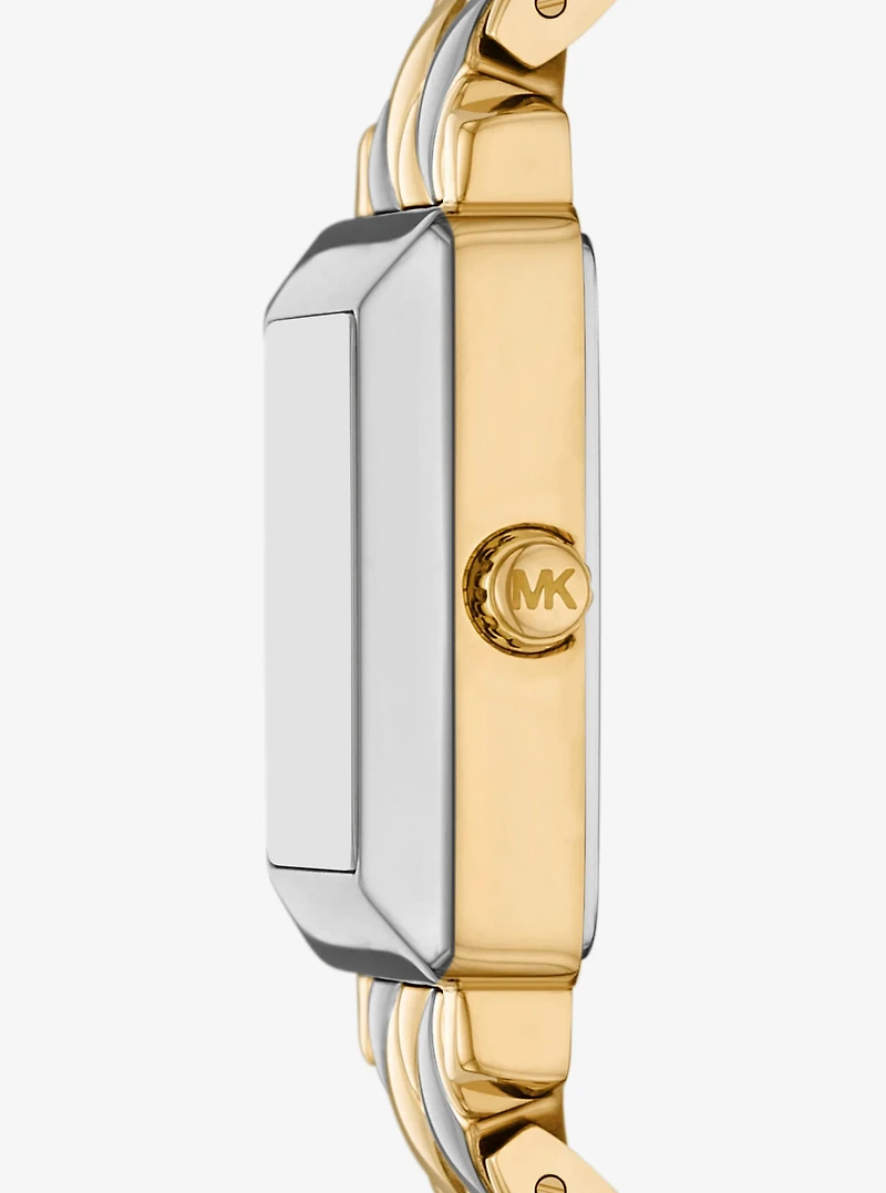 Petite Gwynn Pavé Two-Tone Watch