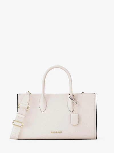 Mirella Medium Logo Debossed Satchel