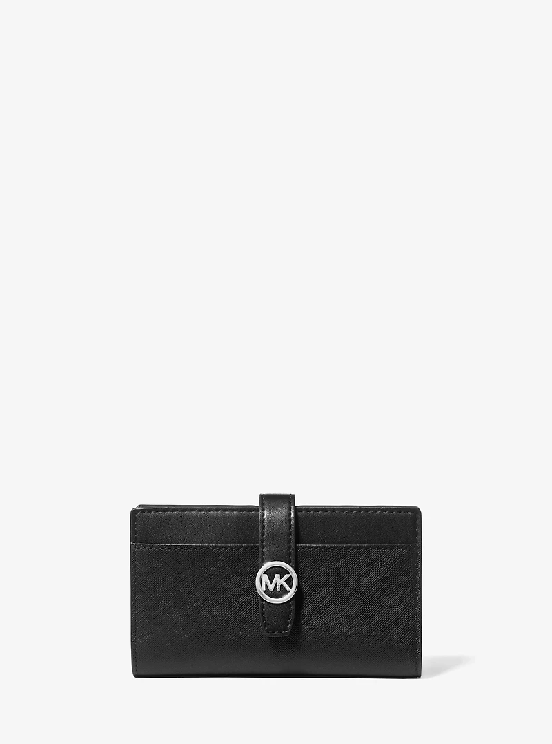 Greenwich Medium Saffiano Leather Bi-Fold Wallet
