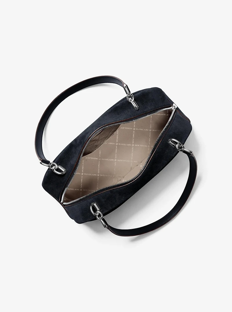 Cecily Medium Suede Shoulder Bag