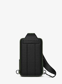 Cooper Medium Pebbled Leather and Signature Logo Sling Pack with Pouch