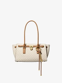 Hamilton Moderne Small Signature Logo Satchel