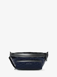 Cooper Medium Metallic Logo Debossed Utility Sling Pack