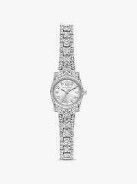 Mini Lexington Pavé Silver-Tone Watch
