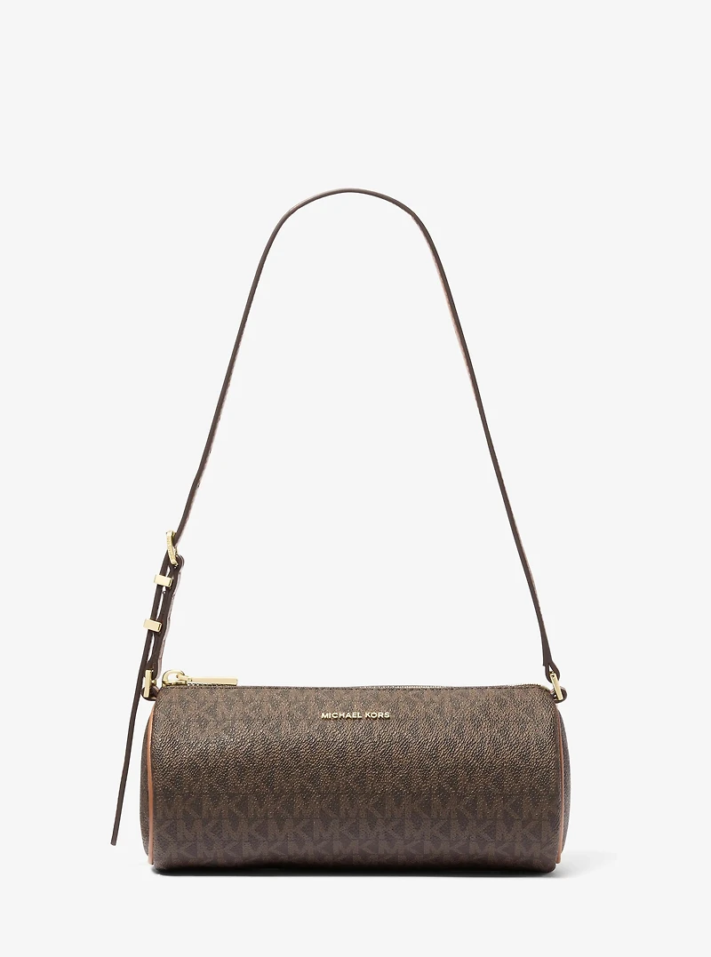 Izzy Small Signature Logo Barrel Pochette