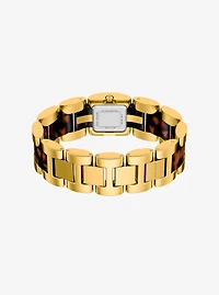 Petite Darrington Gold-Tone and Tortoiseshell Acetate Watch