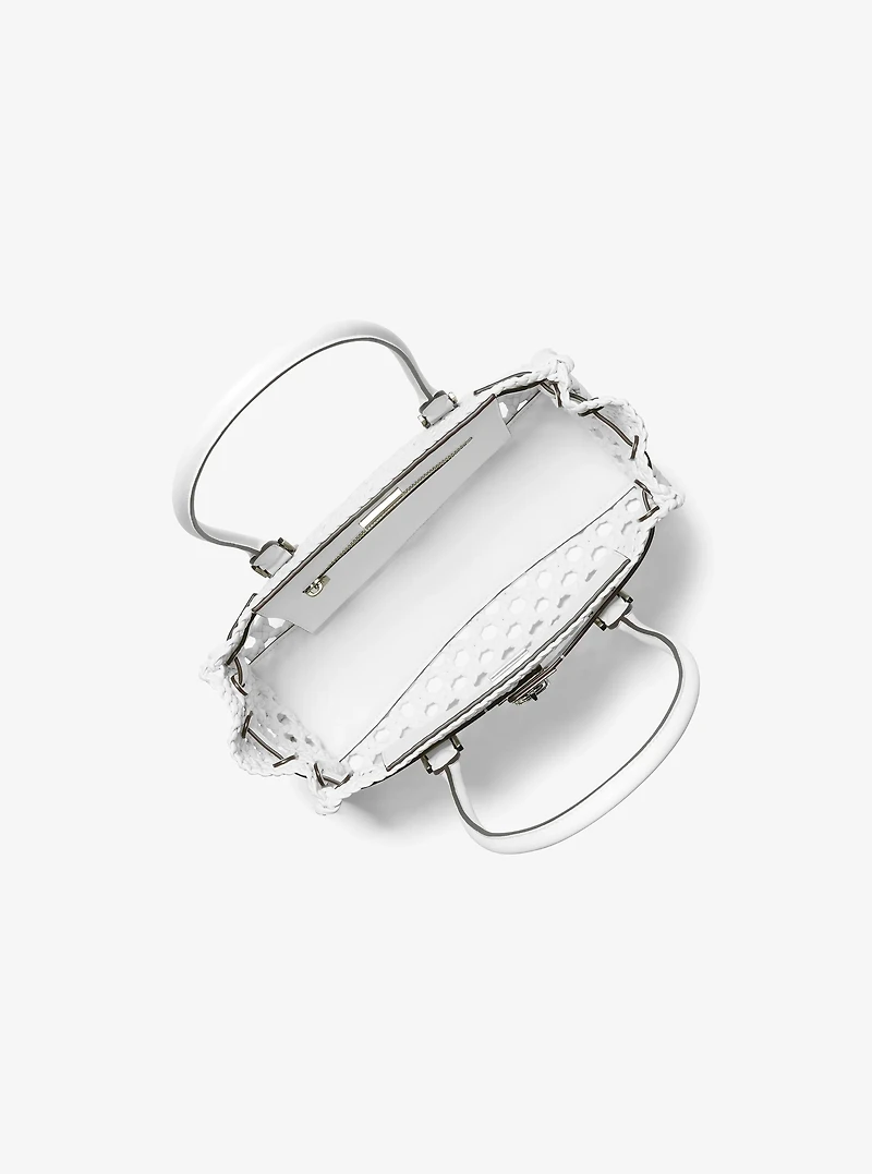 Hamilton Moderne Small Hand-Woven Satchel