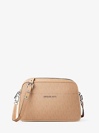 Jet Set Small Signature Logo Camera Crossbody Bag